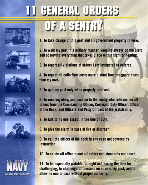 11 Essential Sentry Orders In The Navy