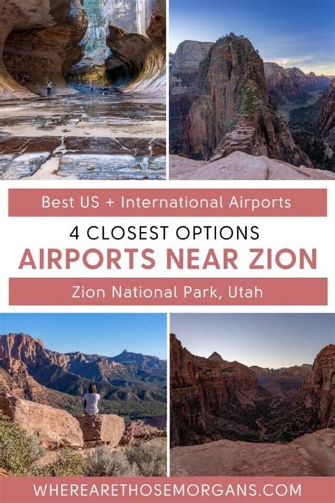 4 Airports Near Zion National Park