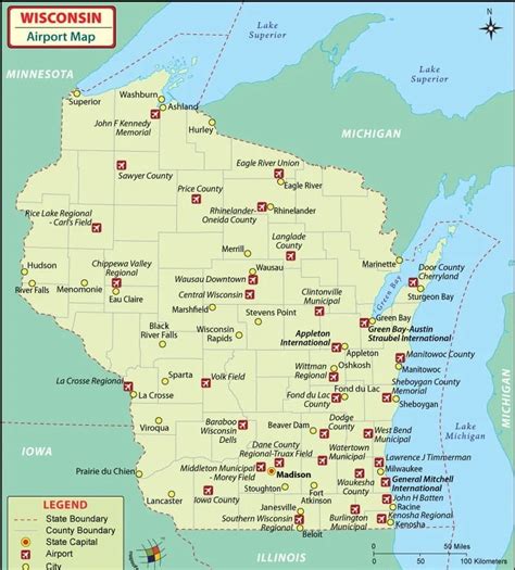 5 Airports Near Janesville Wi