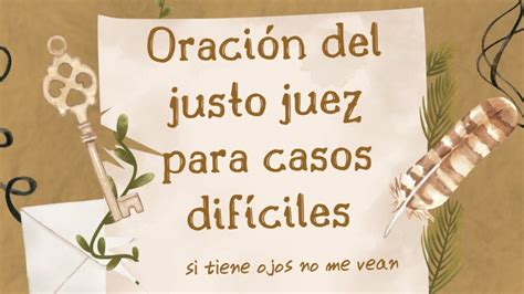 5 Claves De La OracióN Del Justo Juez