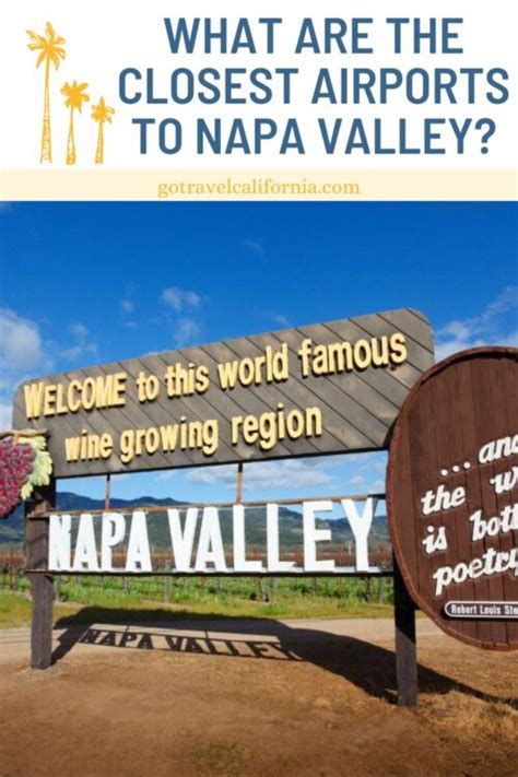 5 Closest Airports To Napa Valley