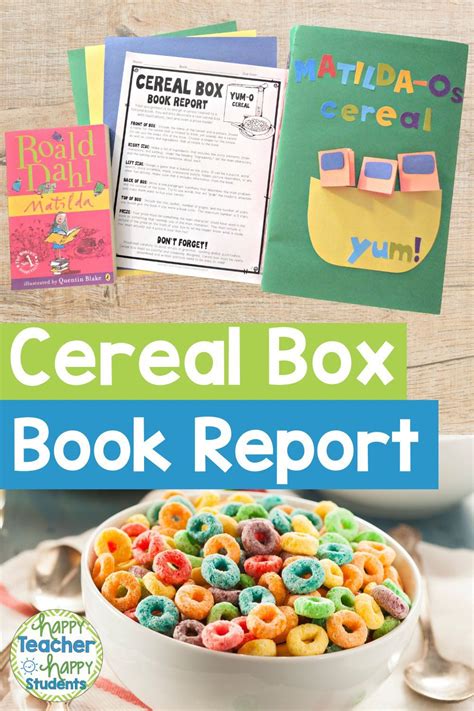 5 Creative Cereal Box Book Report Ideas