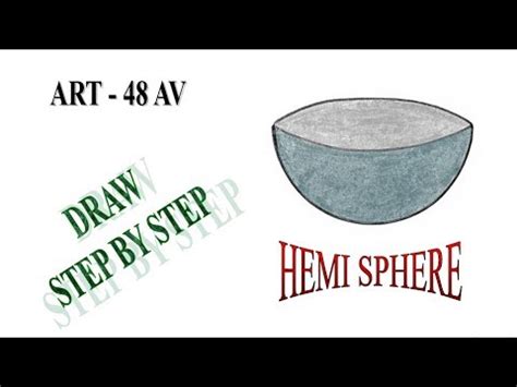 5 Easy Steps To Draw Hemisphere Net