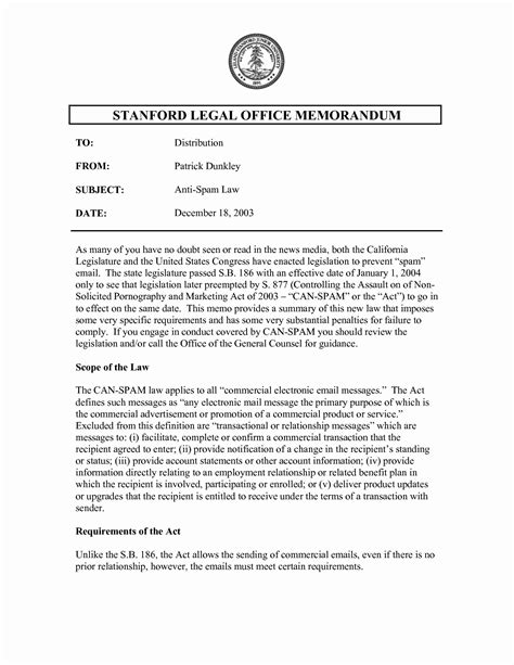 5 Essential Memorandum Of Law Sample Templates