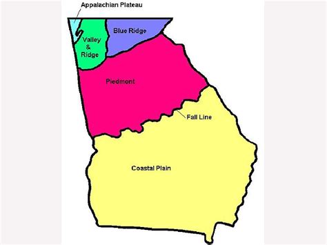 5 Georgia Regions Mapped With Major Cities