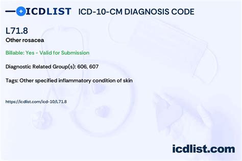 5 Icd-10 Codes For Rosacea Symptoms