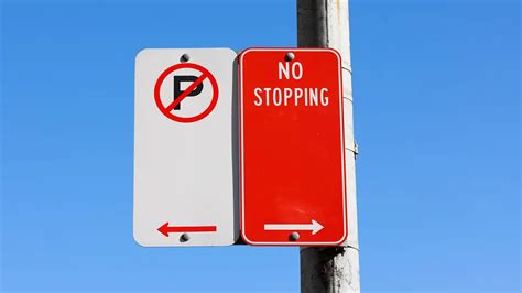 5 Rules: No Stopping Sign Means