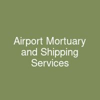 5 Tips For Airport Mortuary Shipping