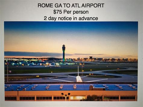 5 Ways From Rome Ga To Atlanta Airport