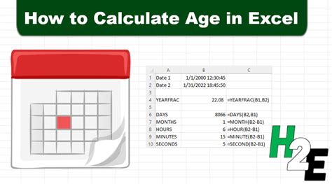 5 Ways To Calculate Age In Excel