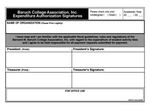 5 Ways To Complete Baruch Club Authorization Form