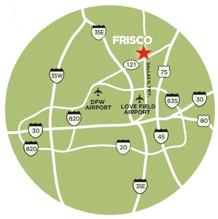 5 Ways To Get From Dallas Love Field To Frisco Tx