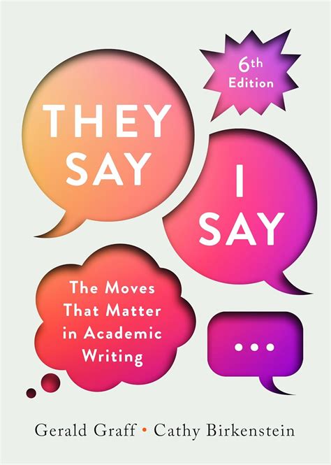 5 Ways To Master They Say I Say Pdf