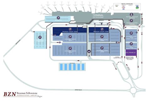 5 Ways To Navigate Bozeman Airport Parking Map