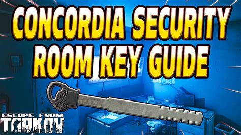 5 Ways To Obtain Concordia Security Room Key