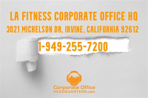 5 Ways To Reach La Fitness Corporate Headquarters