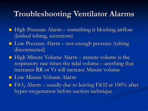 5 Ways To Troubleshoot High Pressure Alarm On Ventilator