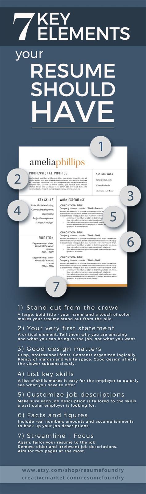 7 Key Elements Of A Cfi Resume