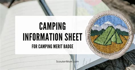 7 Requirements For Camping Merit Badge