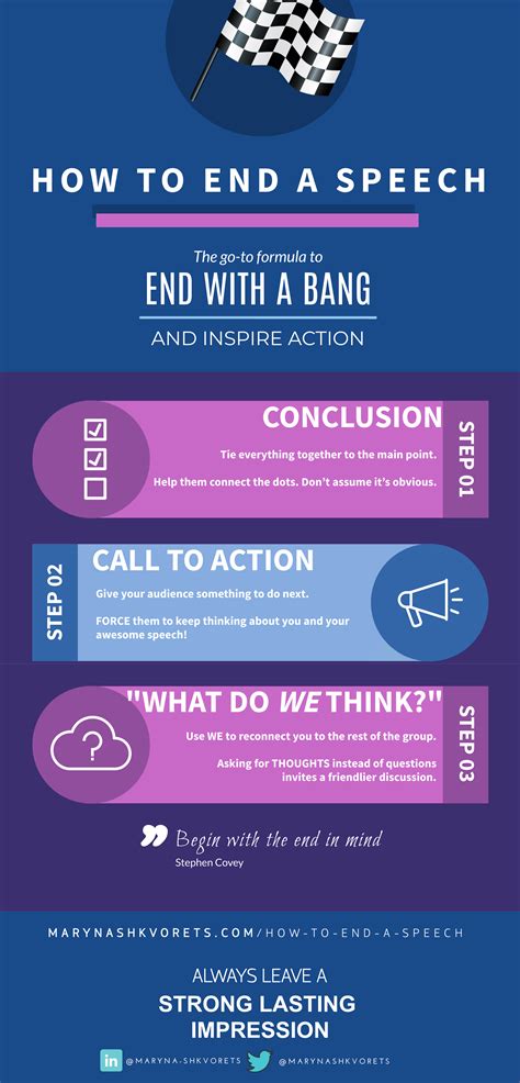 7 Ways To Conclude A Speech With Impact