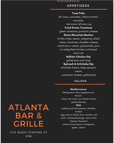 A Bar And Grill Atlanta Airport Dining Guide