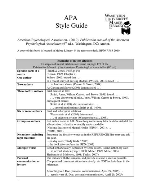 Aces Screening Apa Reference Guide