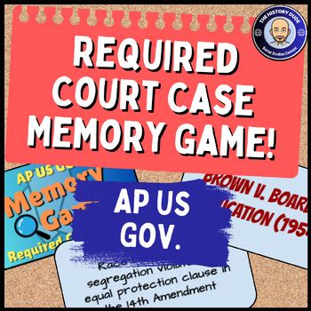 Ap Gov Required Court Cases: Mastering The Essentials