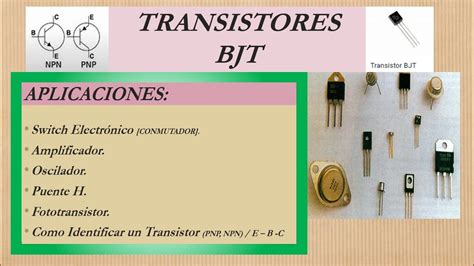 Aplicaciones Del Transistor Bjt En Pdf