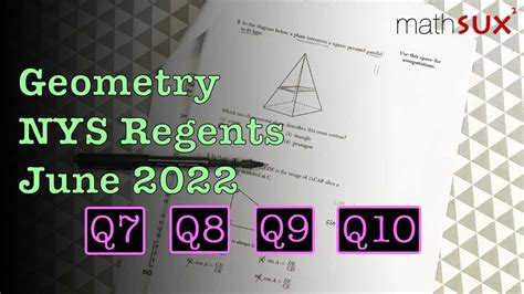 August 2022 Geometry Regents Exam Answers Revealed