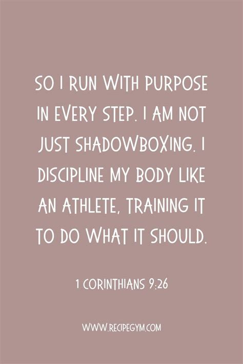 Bible Verses For Fitness And Exercise Inspiration