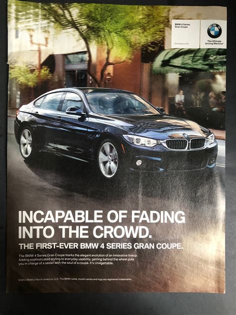 Bmw Print Ads: Showcasing German Engineering Excellence