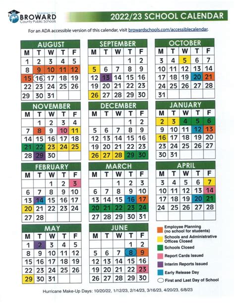 Broward County Schools Calendar 2023-2024: Key Dates Inside