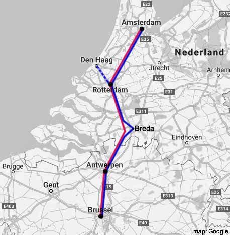 Brussels To Amsterdam Airport By Train Made Easy