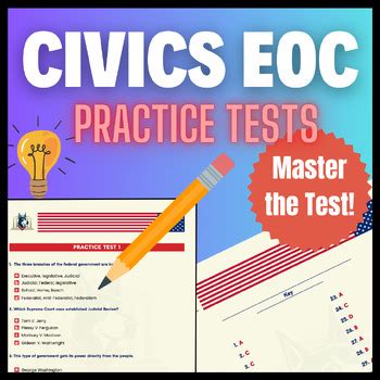 Civics Eoc Practice Test Prep And Study Guide