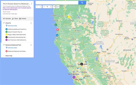 Closest Major Airport To Redwood National Park