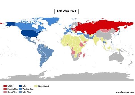 Cold War Map: A Visual Guide To The Conflict