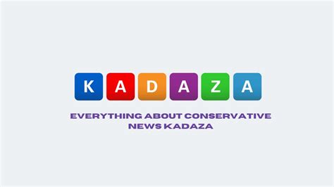 Conservative News Sites On Kadaza