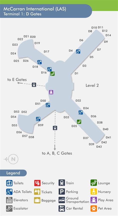 D Gates Smoking Area Guide At Las Vegas Airport