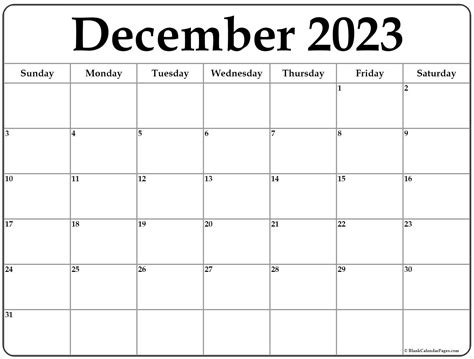 December 2023 Calendar: 5 Free Printable Options