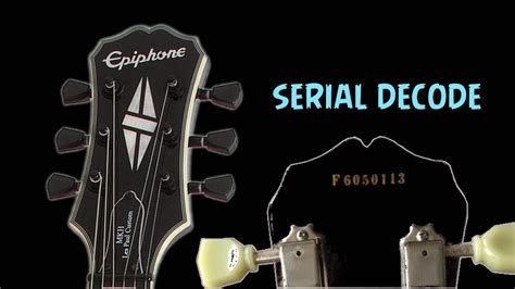 Decode Your Epiphone Sg: 5 Ways To Check Serial Number Sj