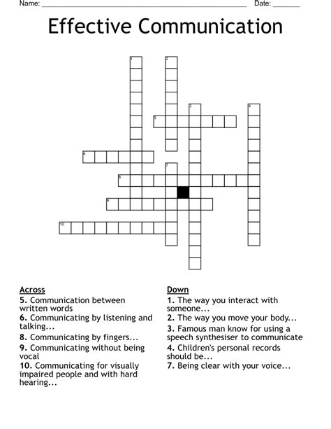 Decoding Pictograms In Crosswords: A Communication Guide