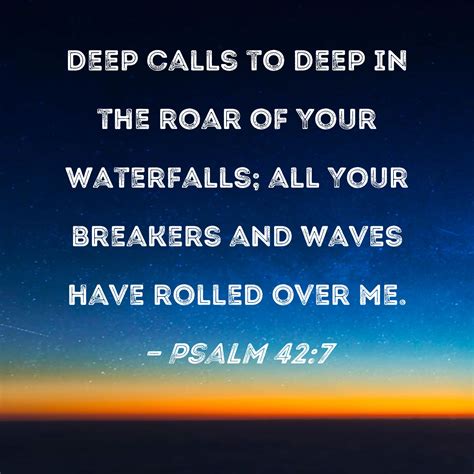 Deep Cries Out To Deep Psalm 42 Lyrics Explained