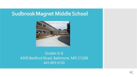 Discovering Sudbrook Magnet Middle Schools Hidden Gems