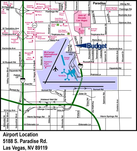 Distance From Las Vegas Airport To Fox Car Rental