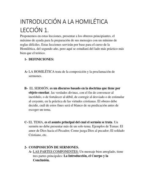 Francisco Lacueva Homiletica Pdf: Download And Study Guide