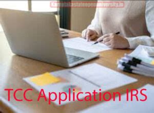 Ir Application For Tcc: A Step-By-Step Guide