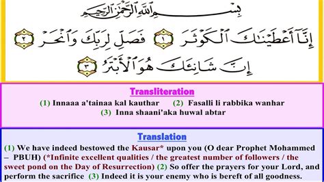 Is Al Kauthar Makki Surah Explained