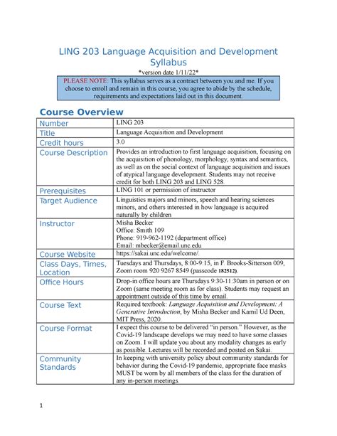 Ling 203 University Of Delaware Course Insights