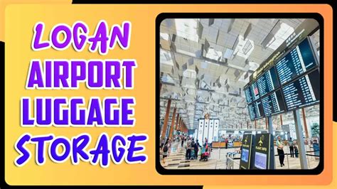 Logan Airport Luggage Storage Options