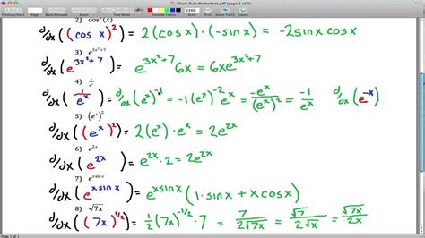 Master 10 Essential Chain Rule Practice Problems